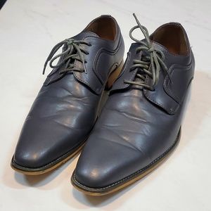 Men's Lace Up Oxford Shoes (10, Gray)